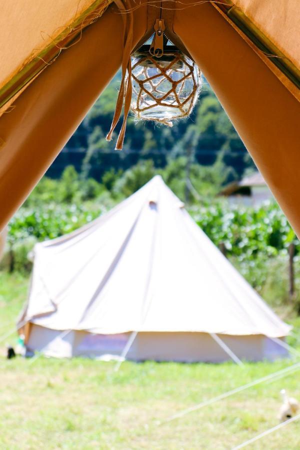 Hotel Luna Rock Glamping Brezoi - Blue Scai Exterior foto